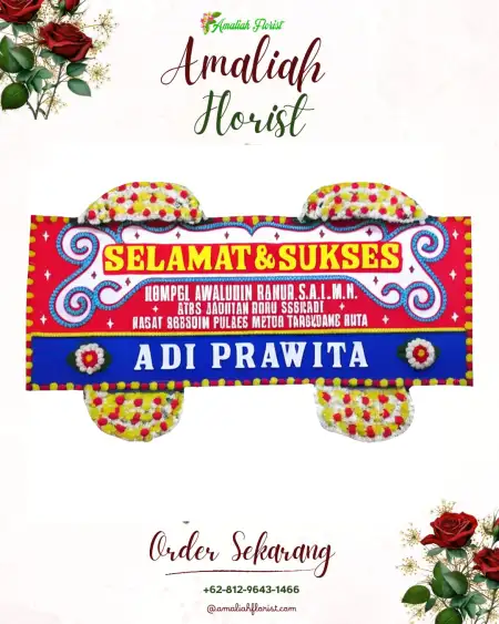 Papan Bunga Ucapan Selamat Ringinrejo